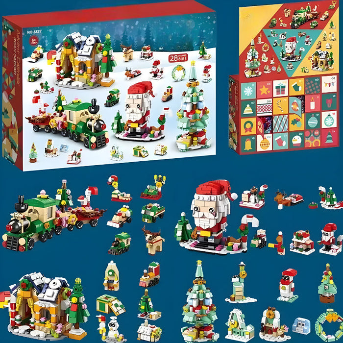 Festive Christmas Building Block Set