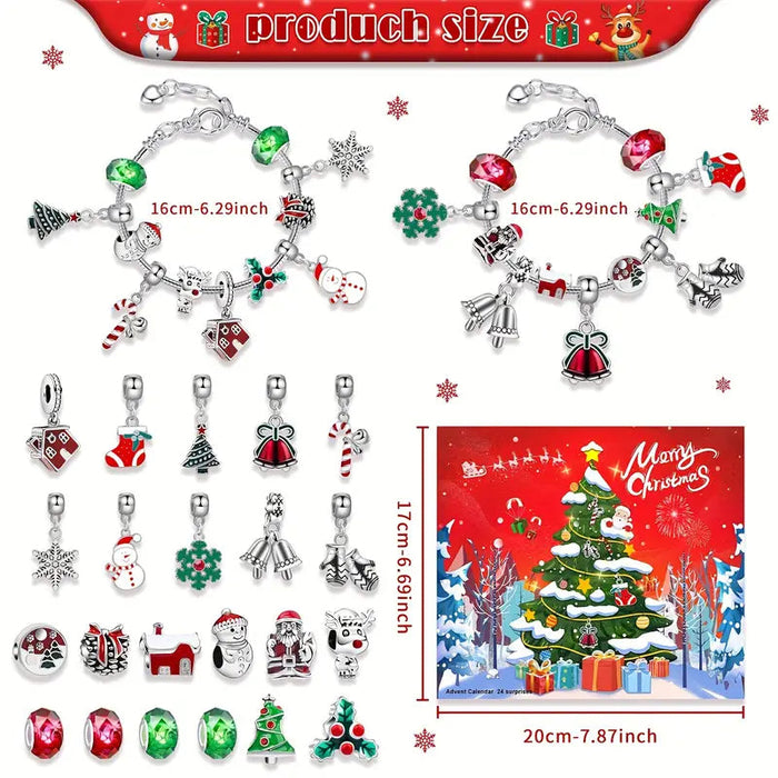 Christmas Charm Bracelet Advent Calendar Kit