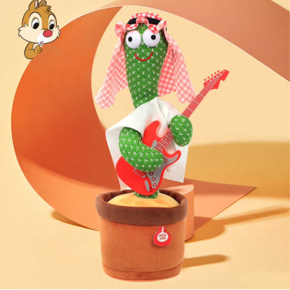 Guitar Dancing Cactus Toy