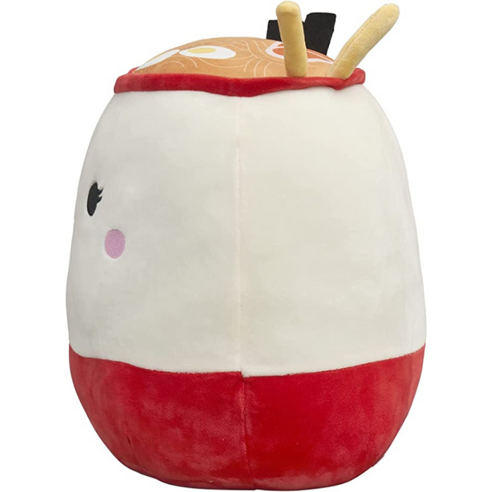 14-Inch Ramen In Cream And Red Bowl Plush