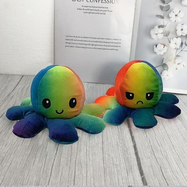 Multicolor Octopus Plush Toy