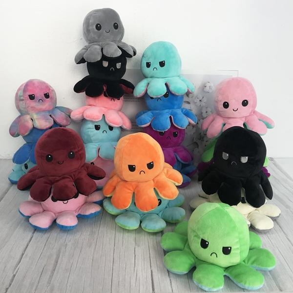 Multicolor Octopus Plush Toy